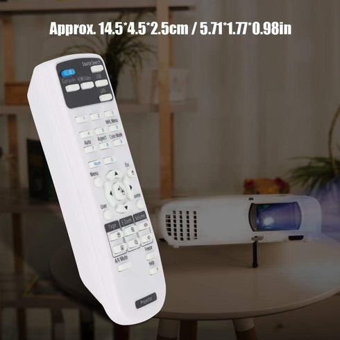 V BESTLIFE Projector Remote Control Replacement - Compatible with EPSON EX3220, EX5220, EX5230, EX6220, EX7220, 725HD