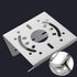 Universal Security Camera Vertical Pole Mount Bracket, Solid Metal Adapter with 3 Loops for CCTV Cameras