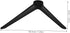 Healifty Double Hole Tv Stand Legs Adjustable Plastic Feet Replacement Base for Flat Screen Tvs Compatible