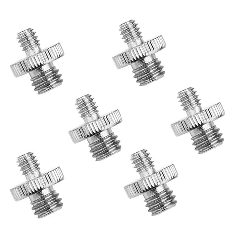 ThtRht 6 Pack Camera Tripod Adapter 1/4 inch to 3/8 inch Light Stand