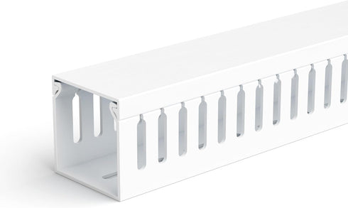 ZhiYo 2 x 2in Professional Server Rack Cable Management Raceway, 99in (6X L16.5in)