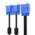 ITOSAYDE 5.9ft VGA SVGA HD Cable Male-to-Male - Video Cable for Projectors, HDTVs, Monitors, Supports 1080P Full HD