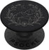 Boho Mountain Moon Night Botanical Floral PopSockets Adhesive PopGrip, Ash Black