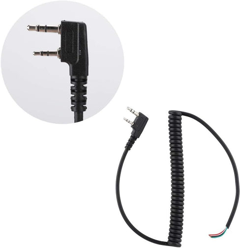 Walkie Talkie Speaker Cable, Speaker Mic Cable for Baofeng UV5R