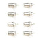 BNC Chassis Panel Mount Socket Female Jack Solder Type Connectors Adapter (8 Pack)