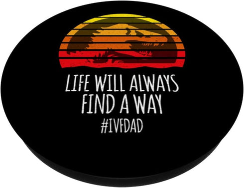 Retro IVF Dad Shirt - Vintage IUI Gift PopSockets Swappable PopGrip