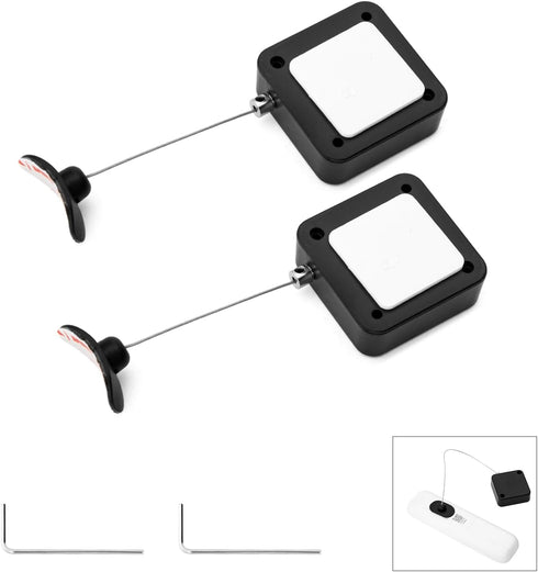 FEAMIRIA 2 Pack Retractable Remote Control Tether - Anti-Lost Remote Leash for TV