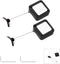 FEAMIRIA 2 Pack Retractable Remote Control Tether - Anti-Lost Remote Leash for TV