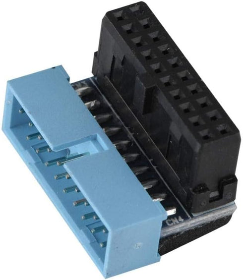 5PCS USB 3.0 19-Pin Motherboard Connector Internal Header, Male to Female Extension Adapter