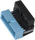 5PCS USB 3.0 19-Pin Motherboard Connector Internal Header, Male to Female Extension Adapter