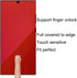 2 Pack Anti-Blue Privacy Screen Protector for Samsung Galaxy S23 Ultra - Anti-Spy Soft Red Film, 6.8 Inch