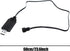 Maxmoral 2PCS 7.4V SM-3 Black Lithium Polymer Battery USB Charger with Plug Suitable for Remote Control Car Truck Ship