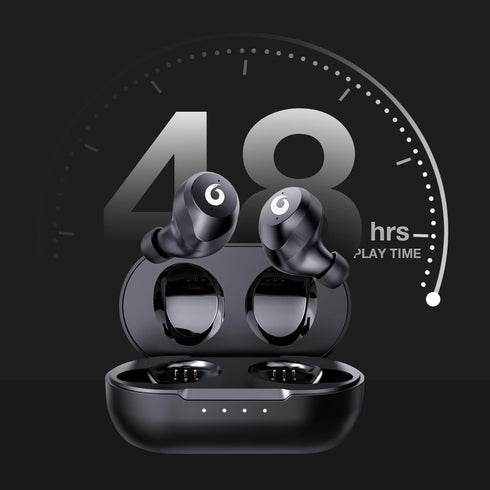 X9 Wireless Earbuds Bluetooth 5.3 Headphones Waterproof Stereo Earphones in Ear Touch Control with Microphone Headset with Deep Bass for Sport, Gaming and Running(Black)