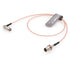 SZRMCC DIN1.0/2.3 RG179 75ohm 4K (60cm/24inch) Right Angle Male to BNC Female HD SDI Coaxial Cable for Video Camera