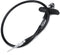 15.7" Threaded Release Cable, Vibration-Free Black Shutter Release Cable with Bulb-Lock