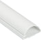 D-Line Half Round Cord Hider, Patented Cable Cover for TV Wall Mount Wires, White