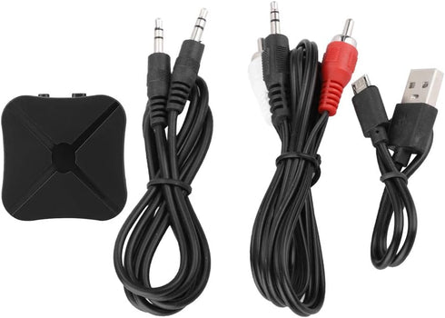 Bluetooth Transmitter Receiver, ASHATA KN319 Wireless Bluetooth 4.2 Stereo Audio Receiver Adapter for Car Home Speaker