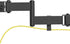 WALI Single Monitor Arm Mount, Fully Adjustable 2 Tier with 75mm and 100mm Universal Plate (011ARM), Black