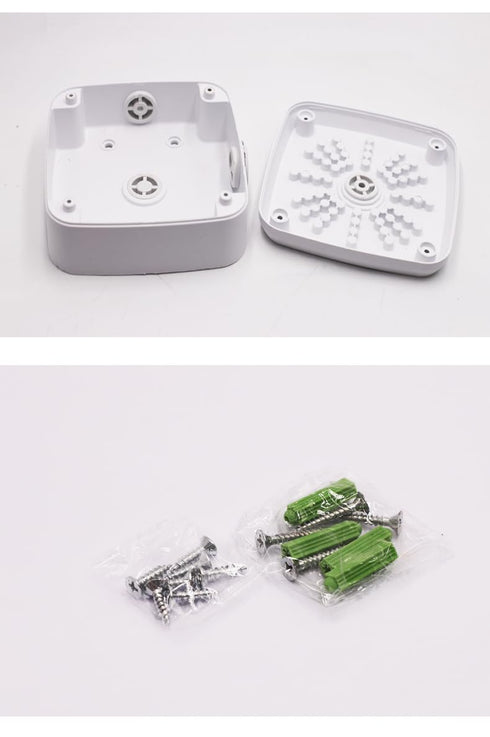 5" Security Camera Base Junction Box, Universal Electrical Box for CCTV Surveillance Cameras, Plastic Waterproof