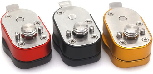 Mini Quick Release Plate System for Camera Monitors, Arms, Accessories, Microphones, Key Lights with 3/8 screws (Gold)