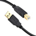 XBOHJOE 2.0 15 2.0USB 15ft) USB Printer Cable FT Type A Male to B Male Scanner USB a b for HP, Canon, Lexmark, Epson