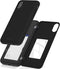 GOOSPERY Magnetic Secure Bumper Case for iPhone Xs Max, Card Holder Wallet, Protective Dual Layer, Black