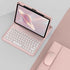 Keyboard Case for 2022 iPad 10.9-inch 10th Generation with Bluetooth Mouse, Detachable Candy Color Keyboard, Pink