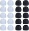 Blacell 20 Pcs Medium Silicone Earbud Cap Tip Cover Replacement - 10 Black,