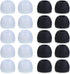 Blacell 20 Pcs Medium Silicone Earbud Cap Tip Cover Replacement - 10 Black,