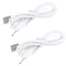 USB to DC 2.0mm Cable, USB 2.0 Type A Male to DC 2.0mm x 0.6mm 5 Volt DC Barrel Jack Power Adapter Connector Charging
