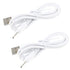 USB to DC 2.0mm Cable, USB 2.0 Type A Male to DC 2.0mm x 0.6mm 5 Volt DC Barrel Jack Power Adapter Connector Charging