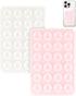 Yojaro 2 Pack Silicone Suction Phone Case Mount, Silicon Adhesive Smartphones Stand