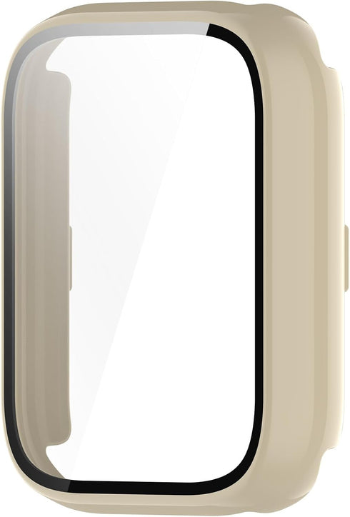 Screen Protector Compatible with iTouch Air 3 44mm Cases (Not for the Air 3 40mm) Smartwatch Case Scratched Screen Protectors intended for iTouch Air 3 44mm (Black+Nave Blue+Beige)
