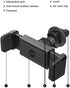 One Touch Grip Air Vent Mount, Universal Car Phone Holder, Quick Grip Design for All Mobile Phones