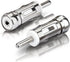 (2-Pack) Bingfu Car Antenna Adapter Universal Car Stereo FM AM Radio Antenna Adapter Connector ISO to DIN Plug