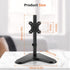 13 inch 32 inch 75*75mm/100*100mm 17.6Lbs KKTONER Single Computer Monitor Stand Metal Base Free Standing Desk Vesa