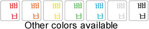 Korean Transparent Keyboard Stickers with Yellow Lettering for PC Computer Laptops Desktop Keyboards