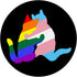 LGBT Transgender Pride Ally Cats PopSockets PopGrip: Swappable Grip for Phones & Tablets