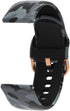 Band for Cosmo JrTrack 3/2 SE/2 Replacement Silicone Wristband, Camouflage Watch Straps for Kids Fitness Tracker