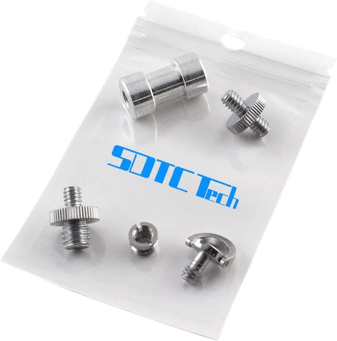 Camera Screw Kit, SDTC Tech 22 Pcs D-Ring Quick Release Plate Mount Screw for DSLR Camera/Monopod/Ballhead/Light Stand
