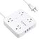 TROND 2 Prong Power Strip - 5ft Extension Cord with Multiple AC Outlets & USB Ports, 1440J Surge Protector