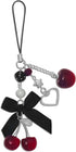 Nalefow Phone Charms Strap Cute Cherry CellPhone Straps Aesthetic Pink Red Black BlueCherry