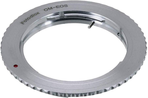 Fotodiox Lens Mount Adapter for Olympus Zuiko (OM) 35mm SLR Lens to Canon EOS (EF, EF-S) Camera Body