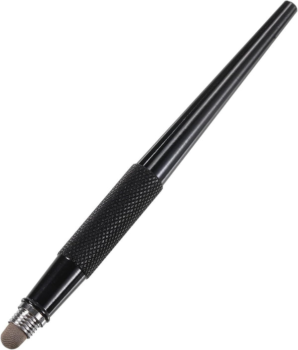 MECCANIXITY Stylus Pens for Capacitive Touch Screens, 2 in 1 Fine Point Disc & Fiber Tips, Black
