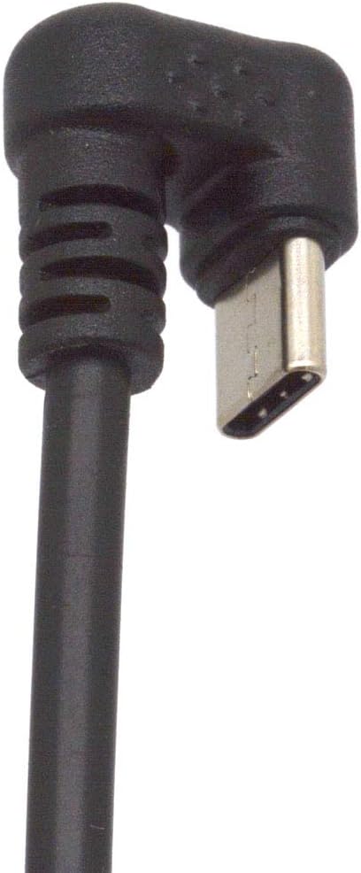 U Shaped Type C to Micro USB Cable, 180 Degree Angle USB-C Male to Micro USB Female Adapter for Charge and Sync (25cm)