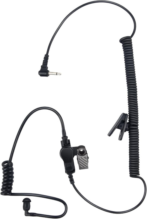 IP65 8 Pin Waterproof Shoulder Mic Walkie Talkie Speaker, 3.5mm Audio Jack, Compatible with xpr3300e, Coffee