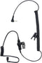 IP65 8 Pin Waterproof Shoulder Mic Walkie Talkie Speaker, 3.5mm Audio Jack, Compatible with xpr3300e, Coffee
