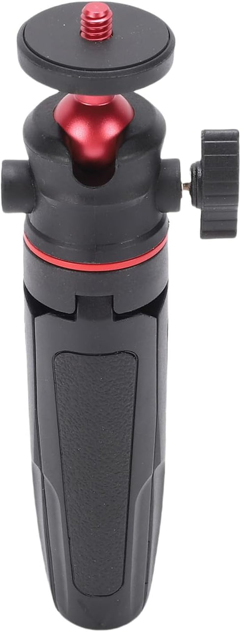 Zopsc 360 1/4 Inch Camera Desktop Tripod, Phone Selfie Stick with Ball Head, Expansion, Lightweight Portable, for Vlog