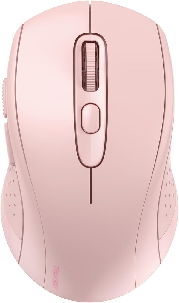 TECKNET Wireless Computer Mouse, 2.4G Wireless Bluetooth Mouse for Laptop, 6-Level Adjustable 4000 DPI, Portable