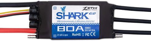 ZTW G2 80A Shark Series Boat ESC (Shark SBEC)